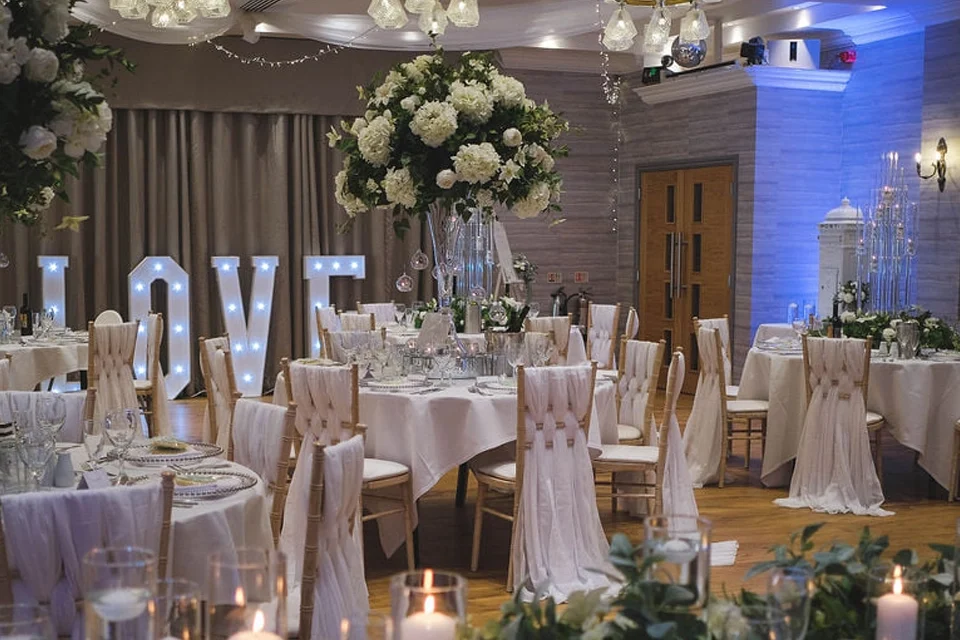 dry hire wedding styling